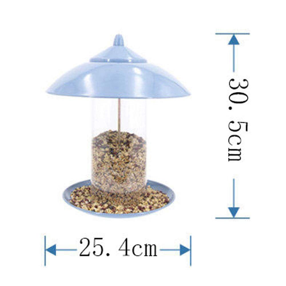 Mangiatoia per Uccelli Esterno Selvatici Appeso Alimentatore Uccello Selvatico, Gazebo Uccello Alimentatore e Decorazione del Giardino for osservatori di Uccelli e Bambini
