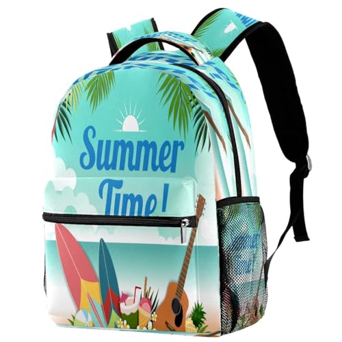 Sac à dos pour filles et garçons sac de voyage multicolore léger de taille 40cm