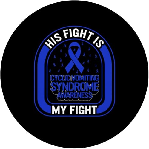 Miniatura 3 de Síndrome de vómito cíclico Guerrero CVS Cinta Azul CVS Awarene PopSockets intercambiables PopGrip