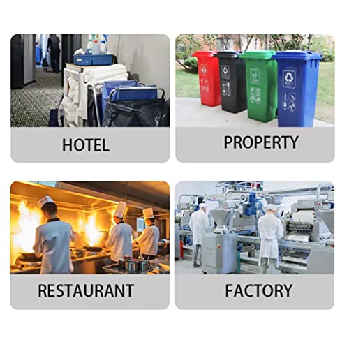 Trash Bags 15 Gallon, 50 Pcs Size (24” X 31”) Double Ply Fortified Black Trash Can Liners, Kitchen Garbage Bags For Warehouse, Household Or Office, Flat Top Leak-Proof Bags, Lasting Value #TOP6