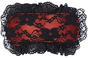 Sultry Enchantress in Crimson Embrace: Women's Eye Mask Blindfold