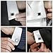 Wynameleri Cufflink 12 Pairs, Classic Fashion Men's Cuff Links Silver-tone Gold-tone Black for Business Wedding Party Gift Box T0212020