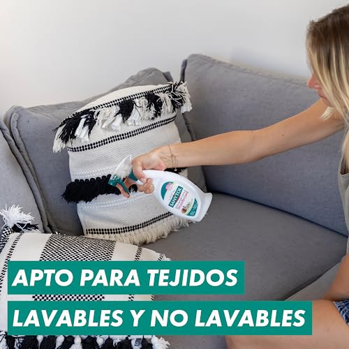 Sanytol – Spray Elimina Olores Desinfectante para Textiles, Elimina Malos Olores Persistentes y Neutraliza Alérgenos, Sin Lejía - Pack de 3 x 500 ml = 1,5L - imagen 4