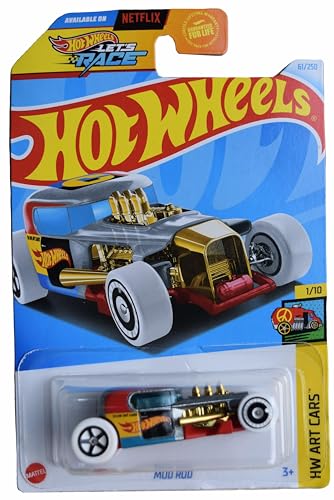 Hot Wheels Mod Rod HW Art Cars 1/10 Plata miniatura 1