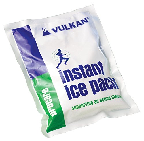 Vulkan Instant Ice Pack, Cold Therapy Ice Packs for Sports Injuries, Sprains, Swelling, and Pain Relief, Instant Cold Pack for First Aid, Easy Activation, Ideal for Emergencies, 24 x 15 cm, Single
