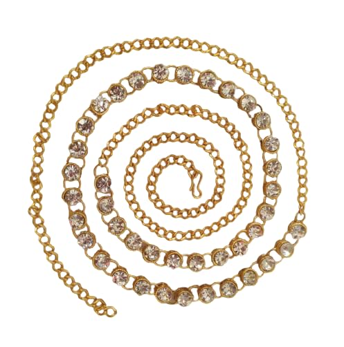 Fashion Women Gold-Plated White Stone Kamarband, Kamarpatta, Waistband Jewellery for Mehndi, Haldi, Wedding, Baby Shower, Bridal Jewellery-White Colour (B0CBPLZK9W) Amazon Price History, Amazon Price Tracker