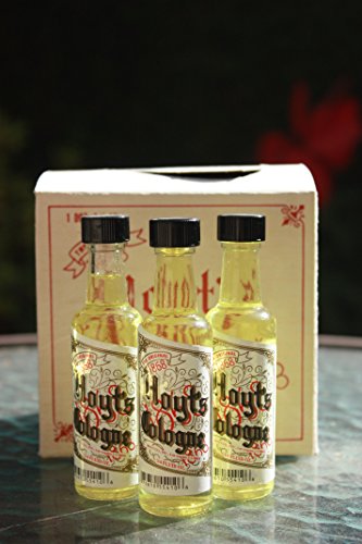 3 BOTTLES - HOYT'S COLOGNE 3/4 FL OZ ORIGINAL GLASS BOTTLE