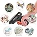 Cordless Glue Gun 3.6V with 50pcs Glue Sticks Recharge by USB Charging Cable, Seperate On/Off Switch for DIY and Repair Kit - GGH01DC