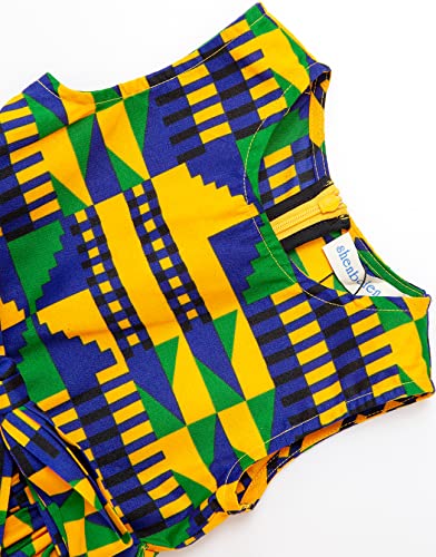 SHENBOLEN Girls Dashiki Print Dress African Tradition Dresses4