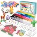 Fuse Beads Kit - 11,000 pcs 36 Colors Fuse Beads Craft Set for Kids Including 5 Pegboards, Ironing Paper & Chain Accessories Iron Beads Christmas Birthday Gift
