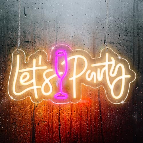 Let's Party Neon Sign