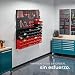 Imagen de tectake® Organizador de Herramientas con Panel Herramientas Pared y Organizador de Tornillos para Taller Bricolaje