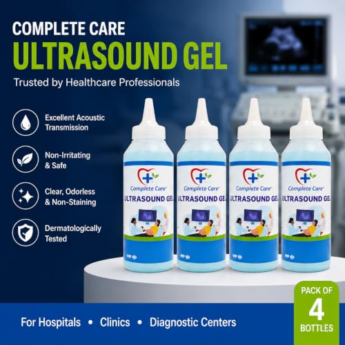 Image of Ultrasound Gel 5 Litre | Professional Ultrasound Conductive Gel | Water Soluble, Clear, Non-Sticky | Bubble Free Coupling Gel for Hospitals, Clinics & Diagnostic Centers with 250 ml