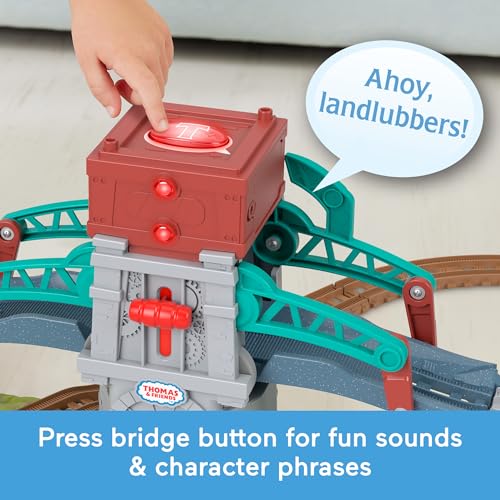 ​Thomas & Friends Toy Train Set Talking Bulstrode & Which-Way Bridge Track Playset with Sounds & Percy Engine for Kids Ages 3+ Years by THOMAS & FRIENDS - Image 3