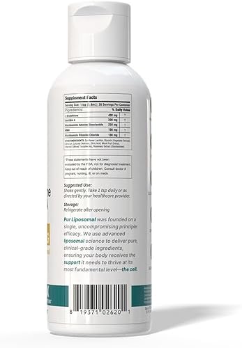 Miniatura 6 de NAD+ Glutatión Urolitina A 1000 mg Líquido - Absorción máxima NAD+ Pila con NMN y NR para energía celular - L-Glutatión para desintoxicación y