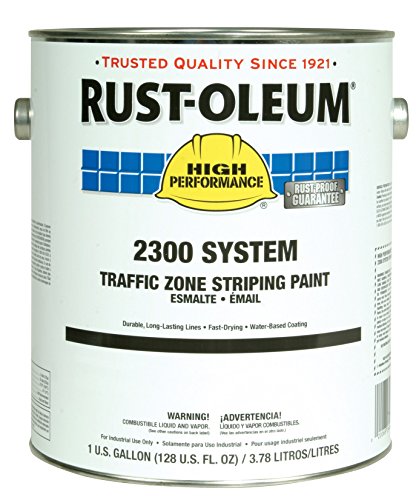 Rust-Oleum 243276 2300 System <100 Voc Traffic Zone Striping Paint, Red, 1 Gallon - Lot of 2