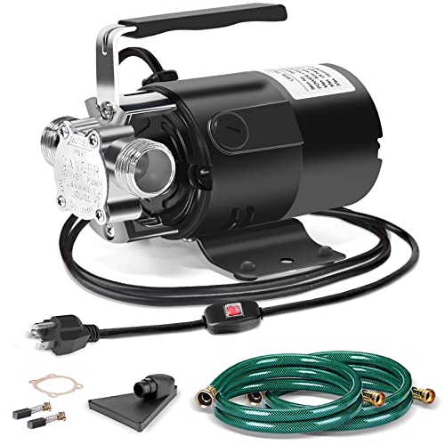 Water Transfer Pump, 115V 1/10HP Electric Utility Pump with On/Off