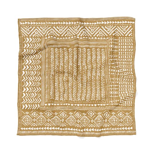 Image of Mini Wander Swaddles for Newborns Muslin Swaddle Blankets - Breathable Soft Gender Neutral Receiving Blanket Baby Essentials | 47 x 47 Cotton - (Tapestry (Honey Gold)