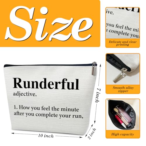Running Gifts Makeup Bag, Gifts for Women, Marathon Runners, Sports Accessories and Stuff, Runderful Definition Cosmetic Bags for Purse2