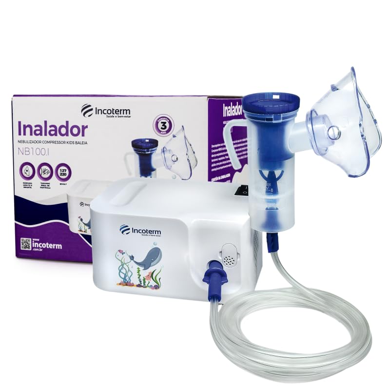 Inalador/nebulizador Compressor Incoterm Nb100 Kids Baleia