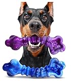 Kseroo 2-Pack Long-Lasting Dog Toys for Aggressive Chewers: Indestructible Dog Toy for Large Breed, Dog Chew Toys to Keep Them Busy, Tough Dog Bones for Large Dogs