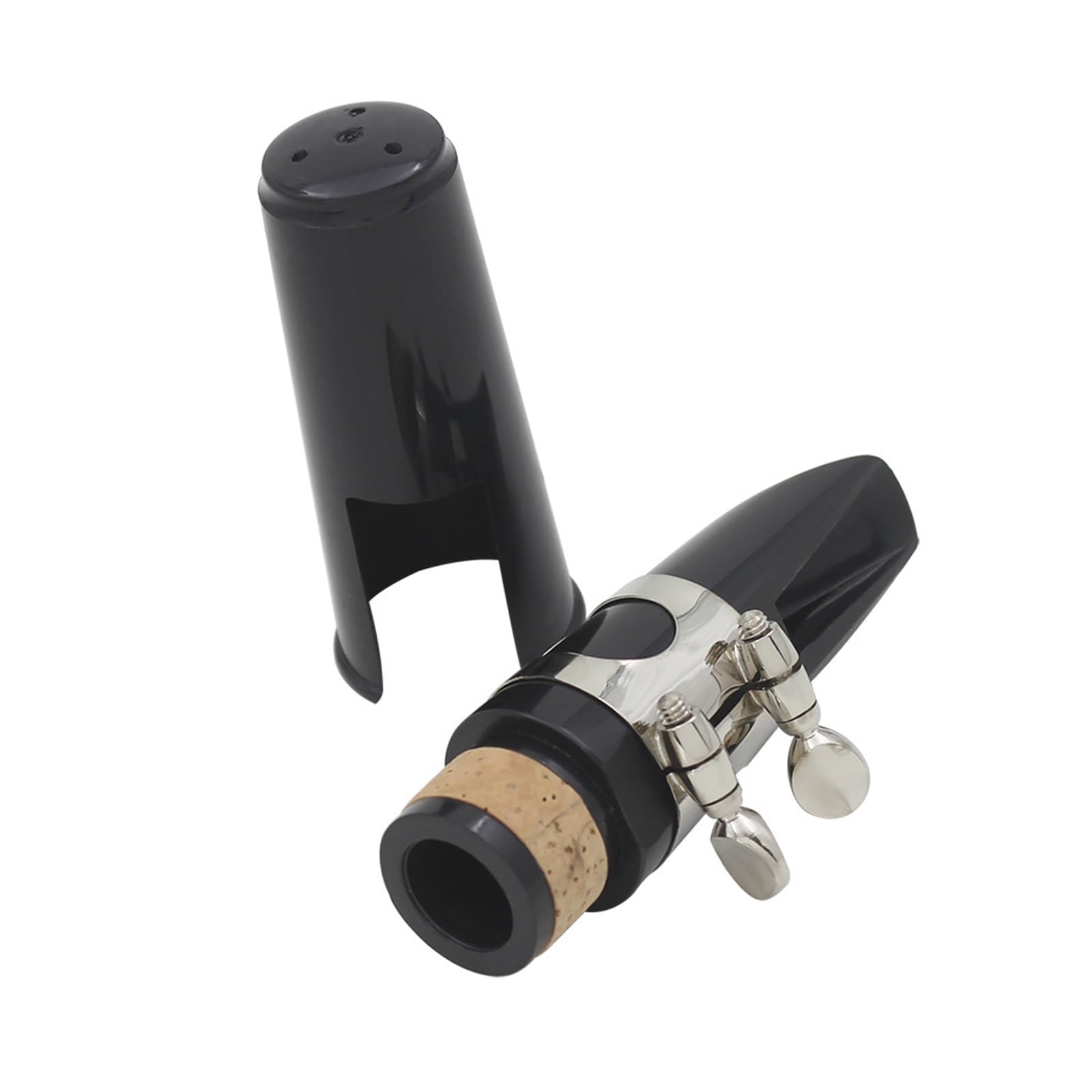 clarinete accesorios instrumentos Juego De Boquillas Para Clarinete, Boquilla Para Clarinete Hecha De Material ABS Con Tapa, Clip, Accesorios Para Instrumentos De Lengüeta