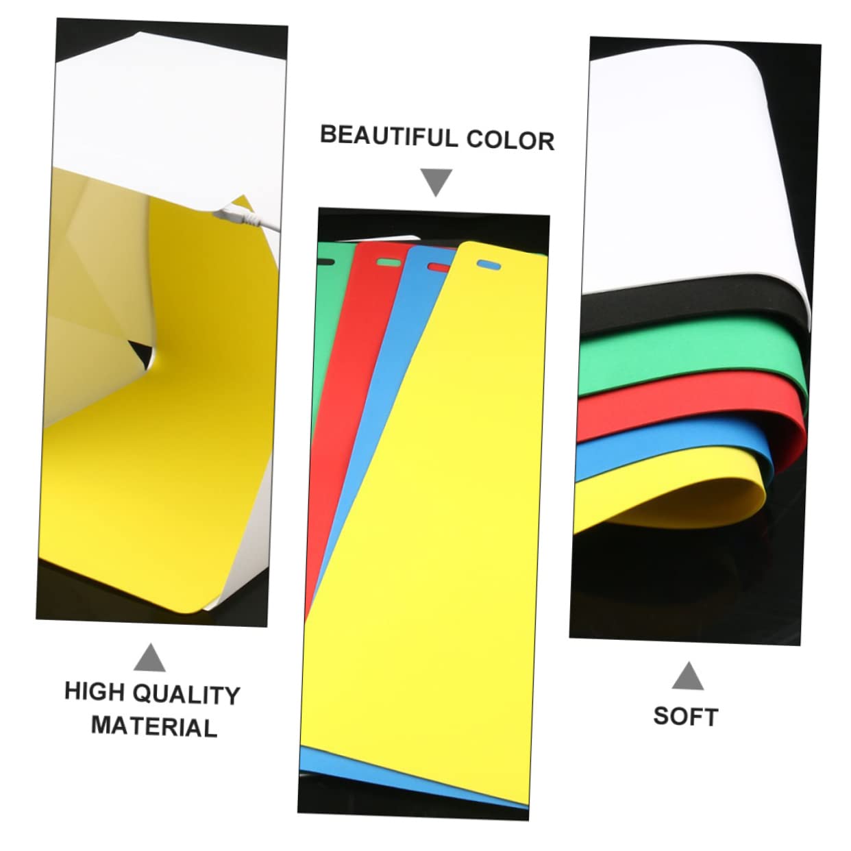 Mini Caja de Fotos Portátil Plegable Abs Blanco 1 Juego | Fondos para Fotografía, Reduce Luces y Reflejos, para Zapatos y Juguetes en Escena