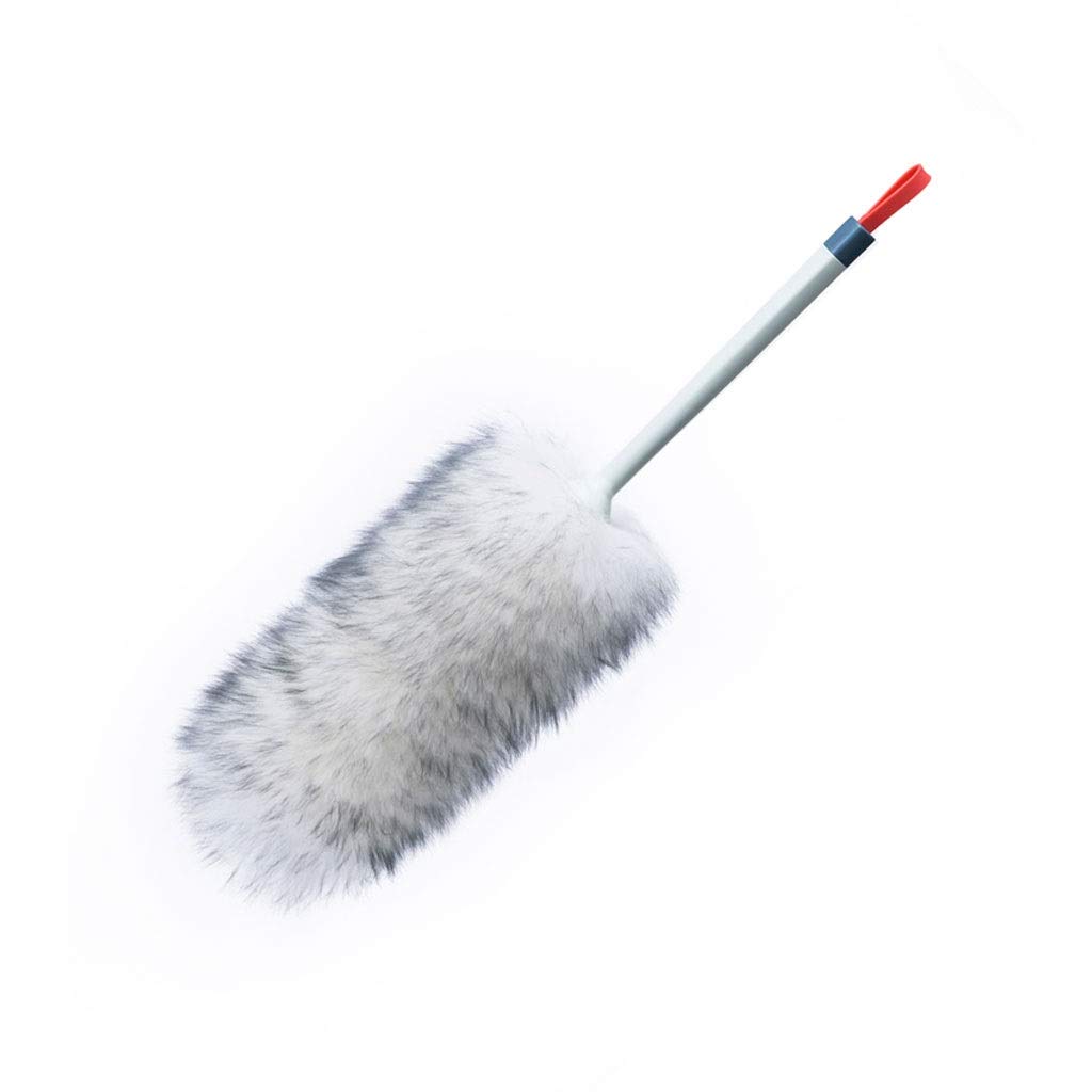 feather duster, Feather Duster,Dust Brush Lambswool, Multifunction Home Office Furniture Car Cleaning Tool