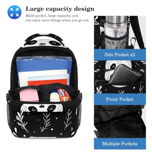 Cartable panda grande capacité pour éviter le mal de dos des étudiants