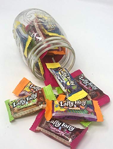 Laffy Taffy, Assorted Fruit Flavors, Wrapped, Bulk - Orange, Pineapple, Apple Pie & Dark Cherry - Great for Easter, Movie & Game Nights, Candy Bowls & Buffets, Snacks & More! (2 Lbs.)