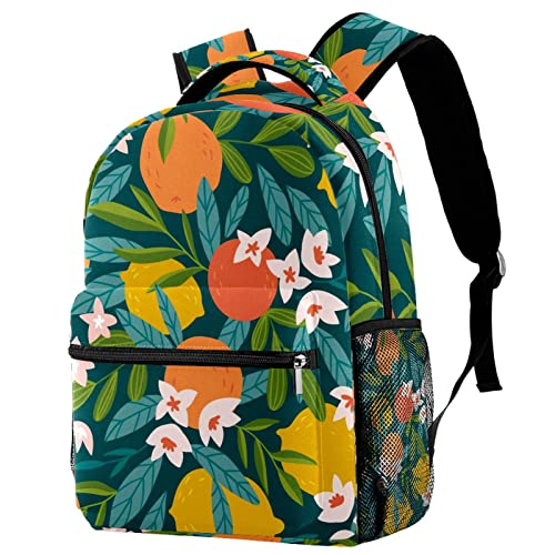 Sac à dos de voyage confortable anti-fatigue à motif citron