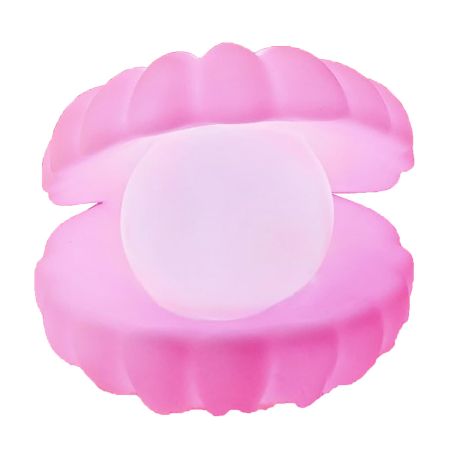 Sluffs Portable Sea Shell Pearl LED Colour Changing Glitter Mood Accent Lamp Night Light Desktop Ornament Home Decor for Bedroom Living Room(Pink)