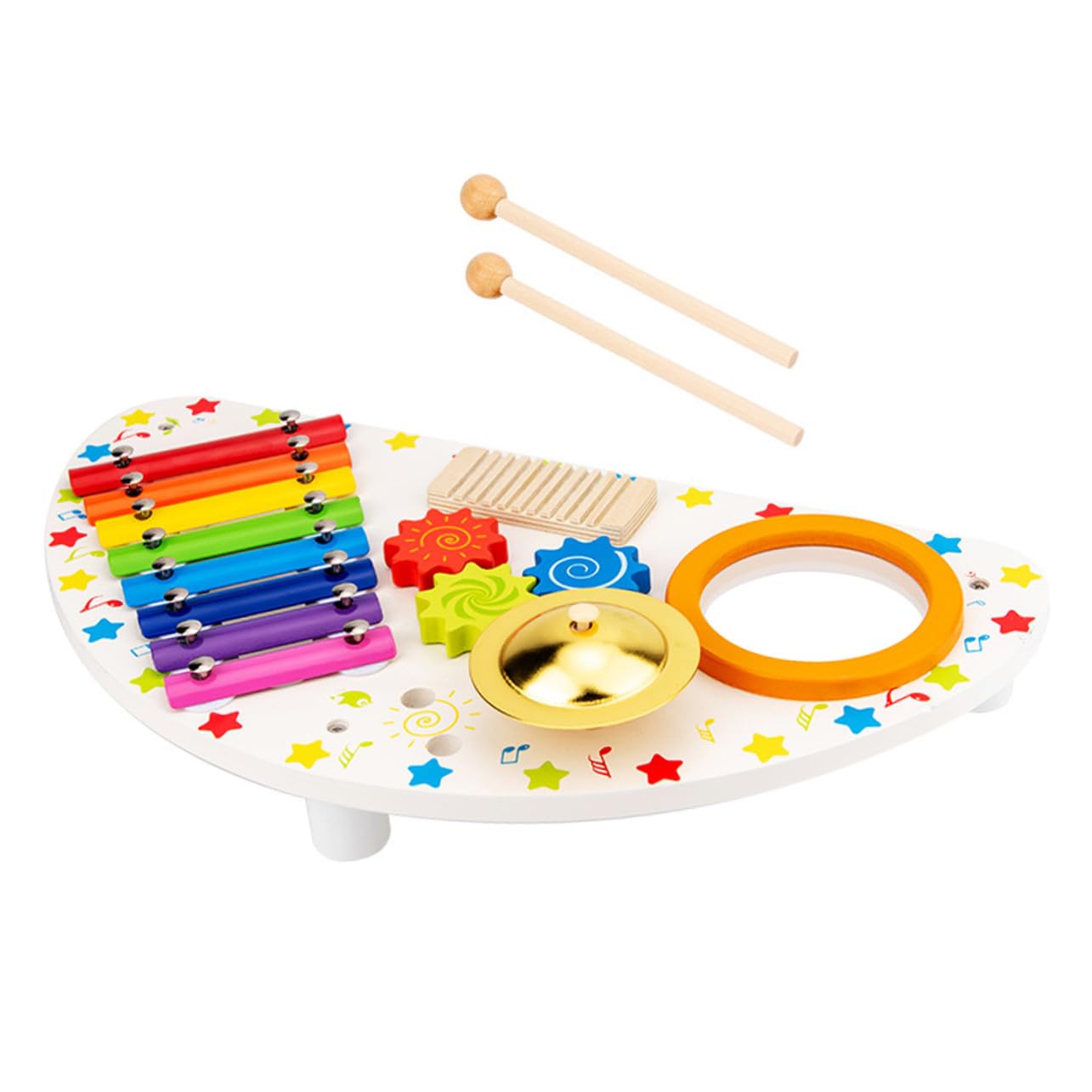 VICASKY Xylophone Bois pour Garçon Fille Jouet Musical Éducatif Instrument de Percussion