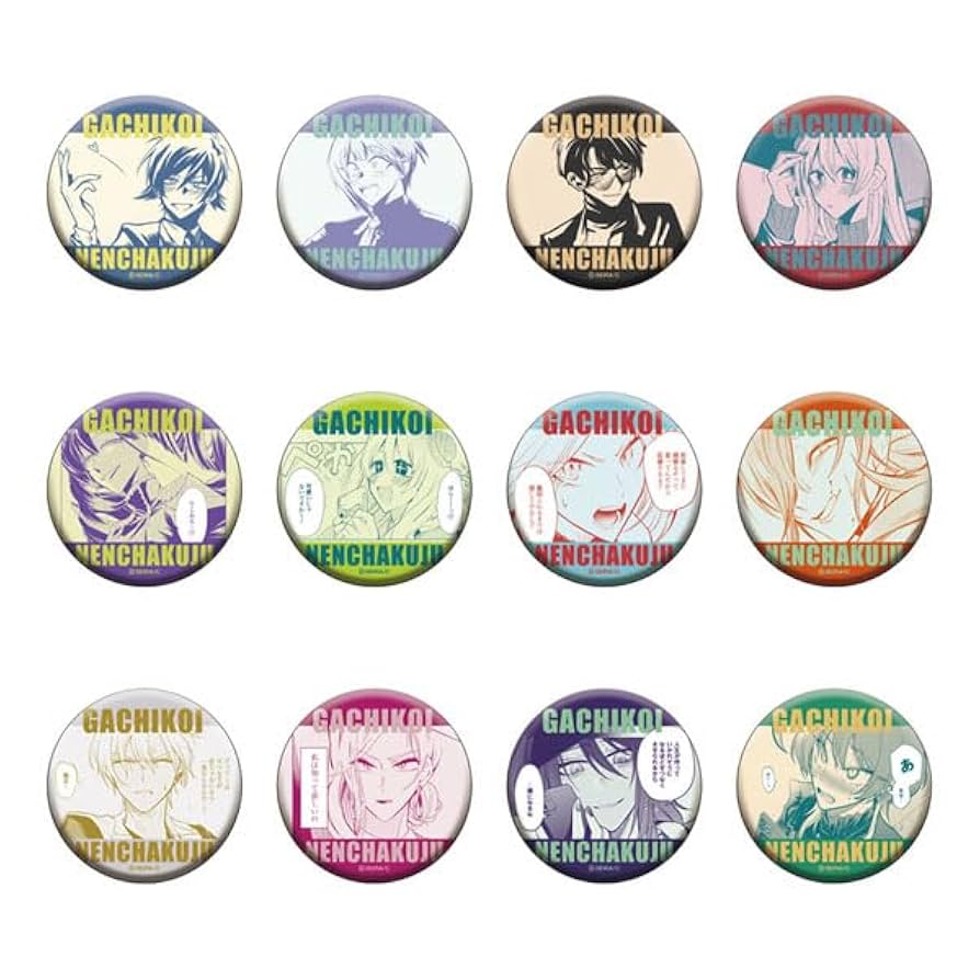 ガチ恋粘着獣 缶バッジ まとめ売り ガチ恋粘着獣 ～ネット配信者の彼女になりたくて