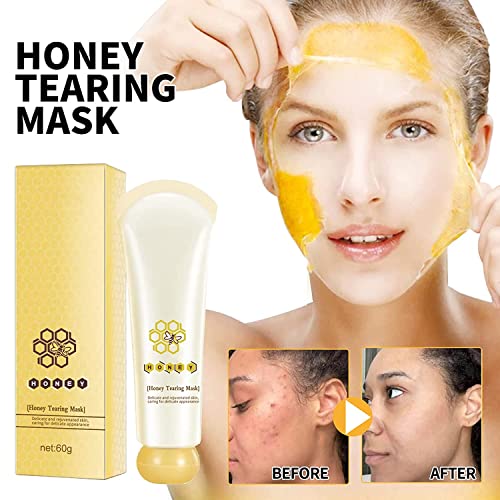 Hipeq Honey Mask,Honey Tearing Mask Peel,Blackhead Remover Mask,Deep Cleansing And Remove Dead Skin thumb #4