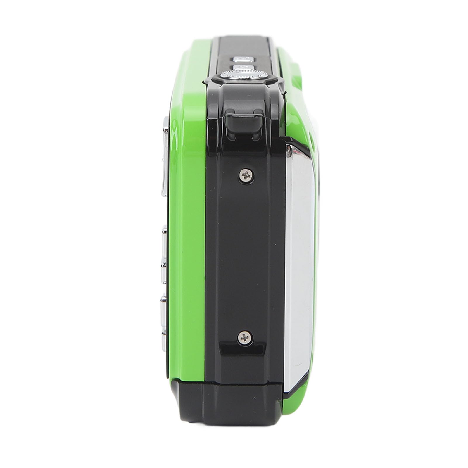 Appareil Photo Numérique Étanche Jectse, HD 48MP 2,7K 16X Zoom Numérique 10 Pieds Caméra Sous-Marine avec Selfie HD Double Écran, Appareil Photo Portable Vert USB Étanche