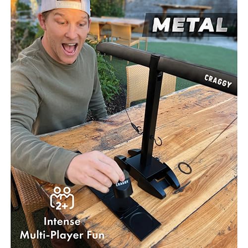 Image of Craggy Games Ring Toss & Shot Ladder Game Hooks XPLR - Portable Aluminum Hook and Ring for Indoor /Outdoor Games - Game Night, Party Games, Travel, Multiplayer Fun