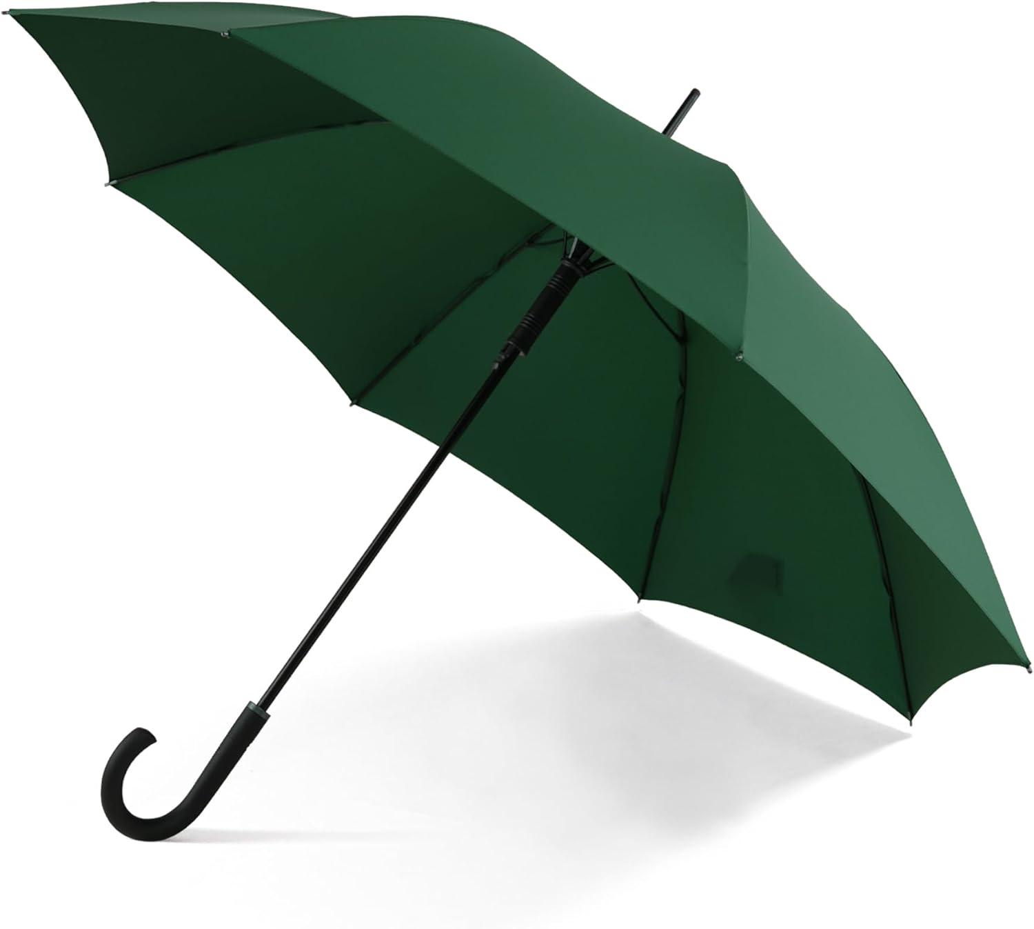 Large Stick Umbrella Windproof Automatic Open 50 Inch Umbrella with Hook Handle,Over Sized J Handle Umbrellas for Men and Women,Windproof Unbreakable Stick Rain Golf Umbrella