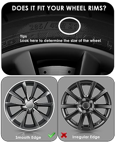 EVOOOR Automotive Alloy Wheel Protector - Covering The Entire Hub - Strips for Curb Rash Prevention - Set of 4 Easy to Install (22'', White)