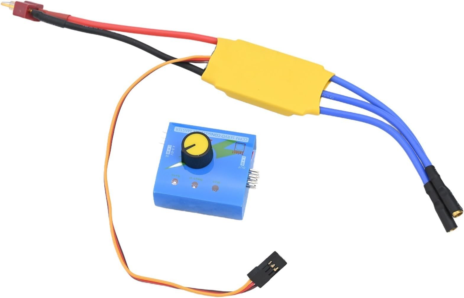 12V 30A 3 Phase Brushless Motor Speed Controller ESC with Temperature Shutdown, Signal Loss Protection, for RC Car, Drones, Robot, PWM-Control 4-16V
