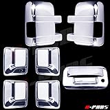 A-PADS Compatible with(Just Stick on, NOT for SNAP IN Replacement),Chrome Cover for Ford SD F250 F35