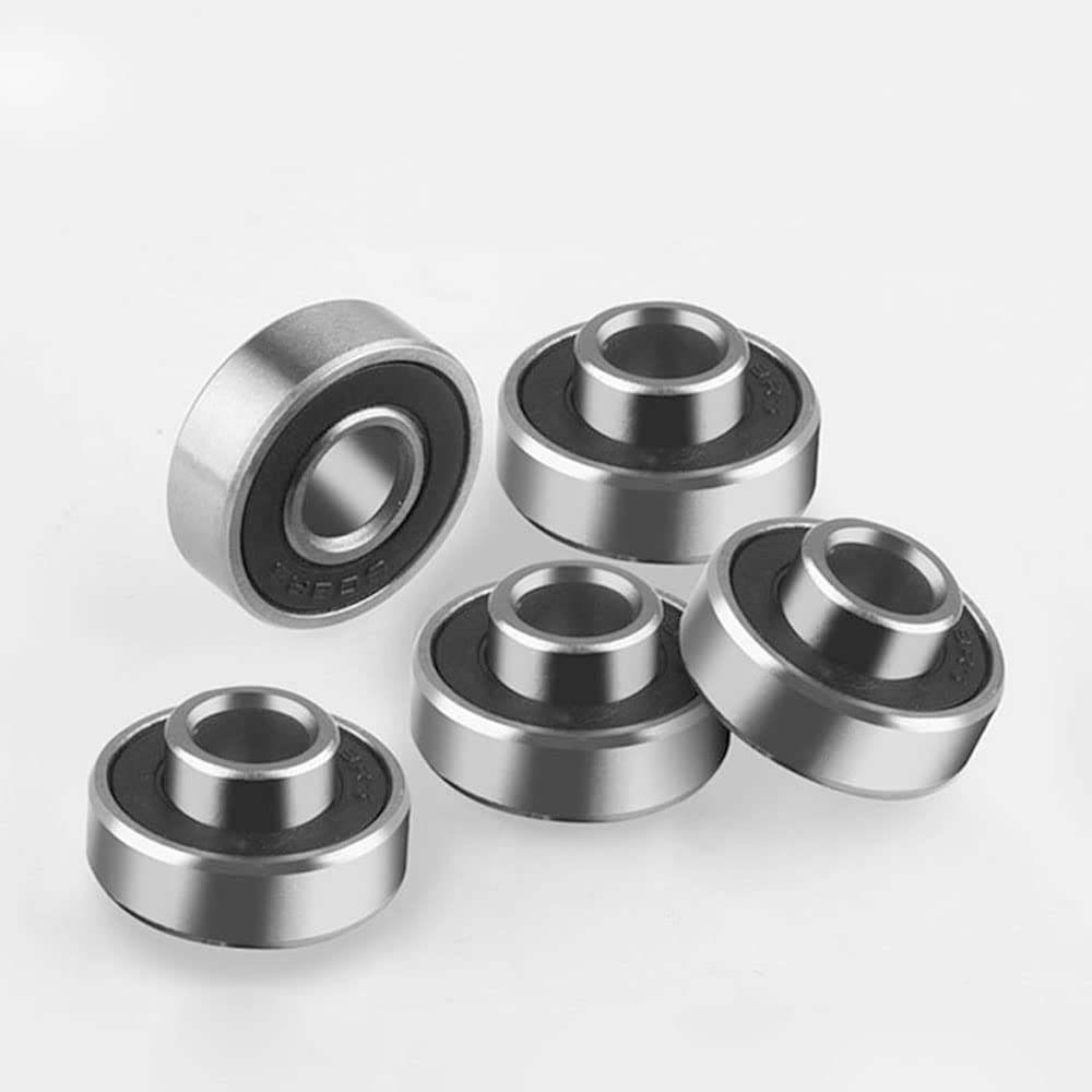 5pcs 608ZE 608-2RS Roulement intégré au longboard,black