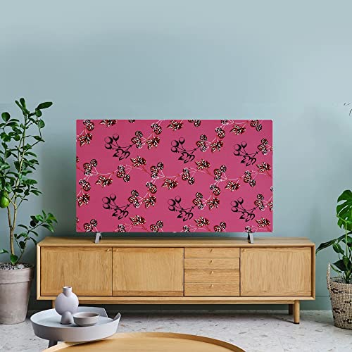 Image of Glassiano Marigold Dustproof Printed 65 inch LED TV Cover Screen Protector Compatible for All Models, Print 40