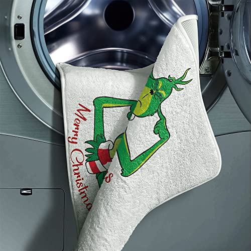 Bathroom Rug Bath Rugs Christmas Decoration Grinch Decor Non-Slip Design Bath Mat Microfiber Thick Shaggy Water Absorbent Soft Machine Washable Floor Mat Bathroom Rugs For Bathroom Shower #TOP2