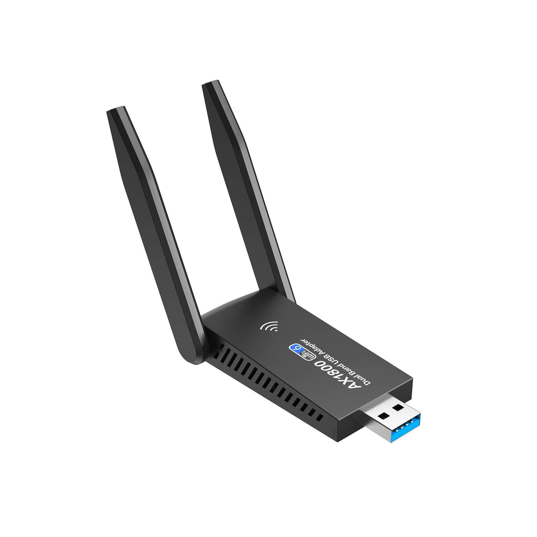 USB Wireless WiFi 6 Adapter for Desktop - 802.11ax 1800Mbps PC WiFi Adapter for Desktop, 5Ghz 2.4Ghz WiFi Adapter for Desktop PC USB Network Adapter for PC for Windows10/11