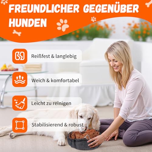 SUNFATT Schnüffelteppich Hund -Hundespielzeug Intelligenz- Robustes und widerstandsfähiges Intelligenzspielzeug für Hunde-größenverstellbar und waschbar,Für alle Hunderassen