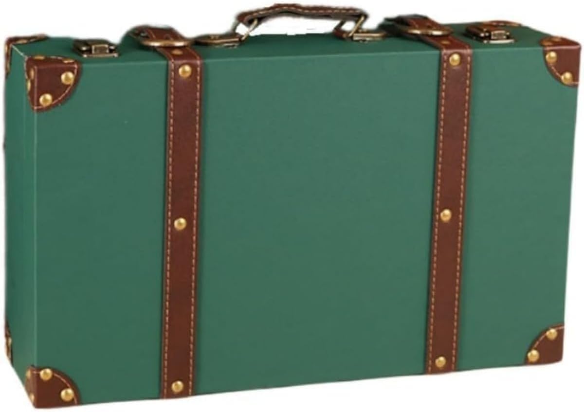 ヴィンテージ 旅行トランク 革製 レトロ インテリたち Amazon.co.jp