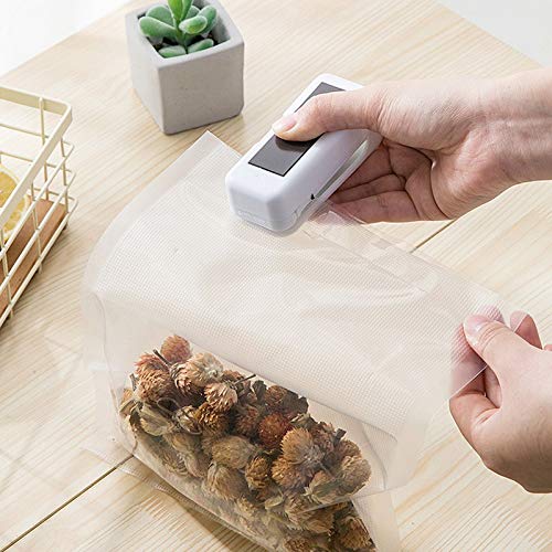 woyada Mini machine à sceller les sacs à main portable pour sceller la chaleur - Machine à emballer sous vide pour la nourriture, les collations, les biscuits, les fruits et la cuisine Cover