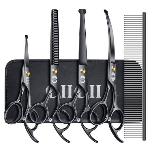 CIICII Professional Grooming Scissors Kit
