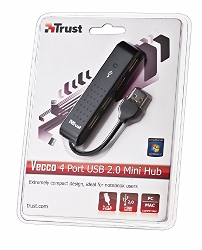 Trust Vecco Mini Hub USB a 4 porte